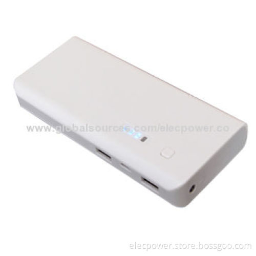 PDA Power Bank, 11,000mAh Capacity, Lithium Battery, Efficiency More than 85%, LED Display Power